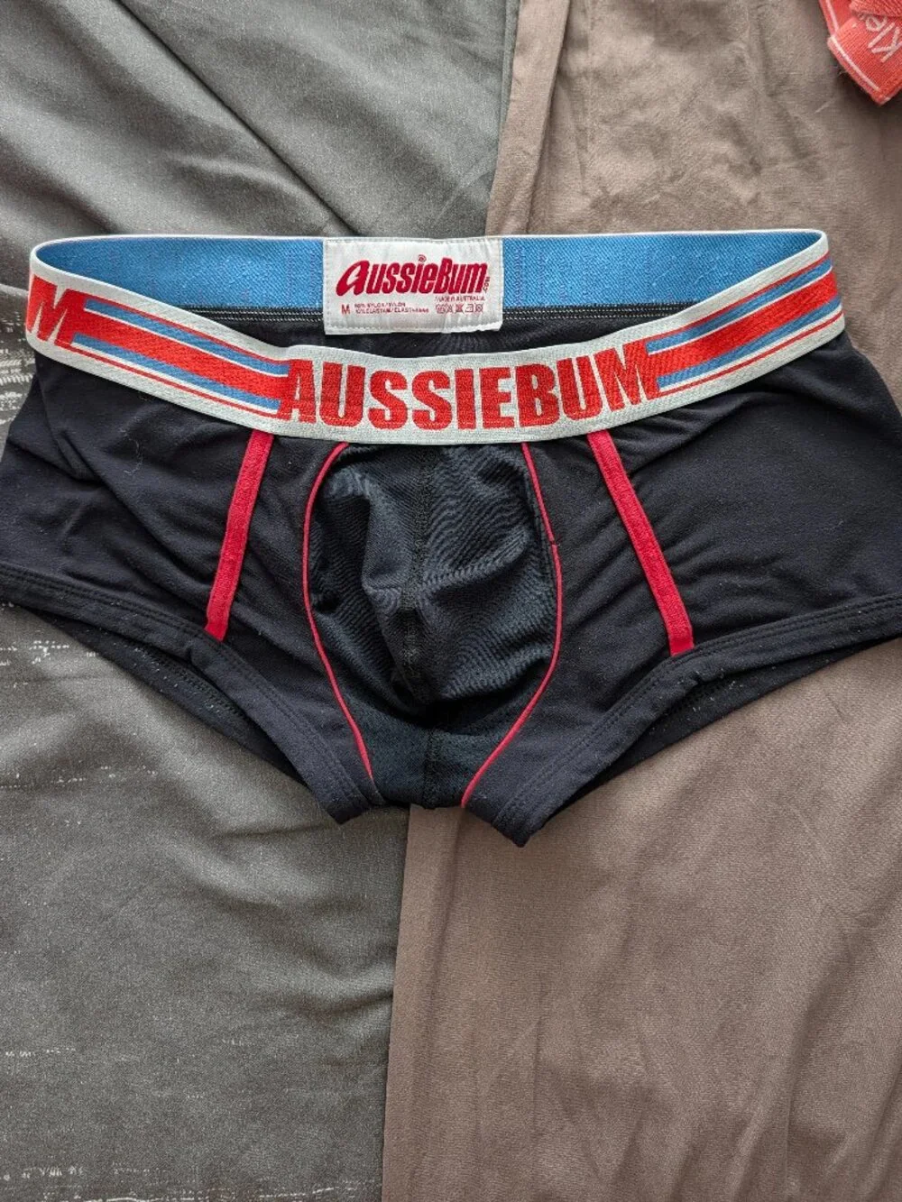AussieBum Black and Red Trucks